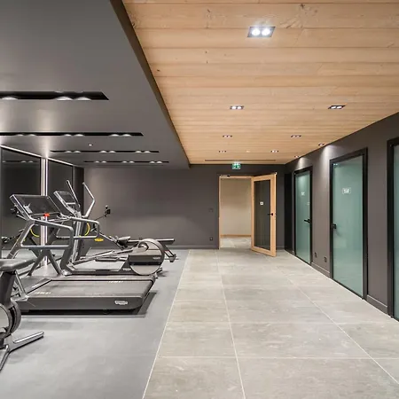 דירה De Standing A Megeve, 5 Min Des Pistes, Sauna, Hammam, Parking, Animaux Acceptes - Fr-1-569-52 מגב