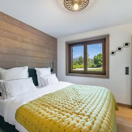 De Standing A Megeve, 5 Min Des Pistes, Sauna, Hammam, Parking, Animaux Acceptes - Fr-1-569-52 דירה