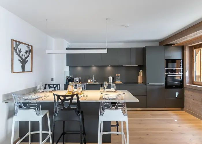 Appartement De Standing à Megève, 5 Min Des Pistes, Sauna, Hammam, Parking, Animaux Acceptés - Fr-1-569-52 *